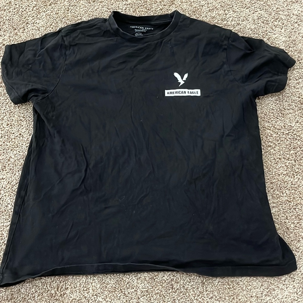 Black American Eagle T-Shirt